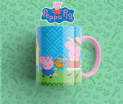vectores plantilas PEPPA PIG,CARICATURA,NIÑA,NIñOS,